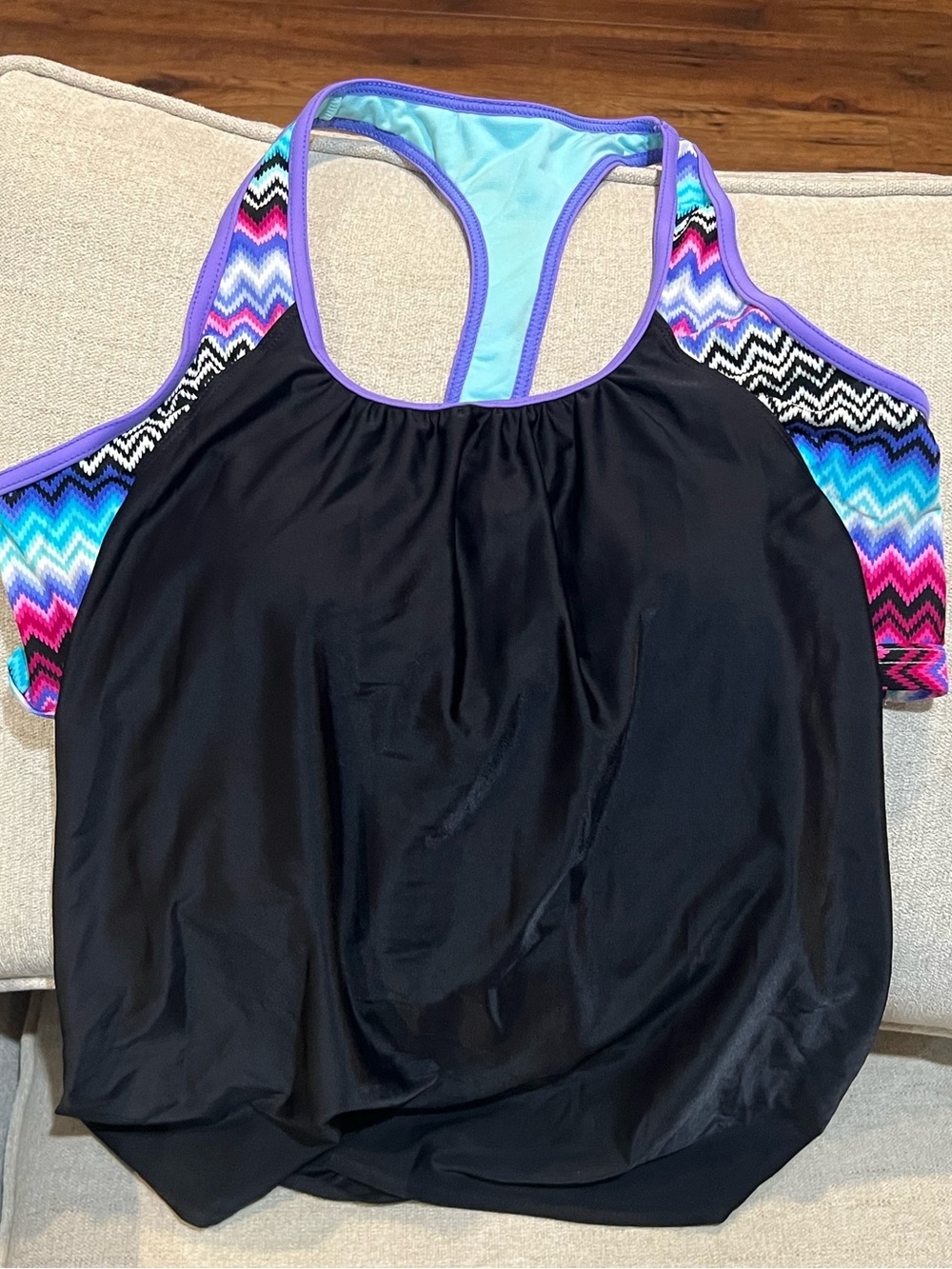 ZeroXposur Tankini Swimsuit Top Size 16 - Picture 5 of 8